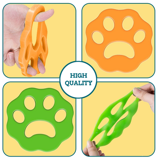 4pcs Reusable Pet Lint Remover for Washing Machine & Clothing