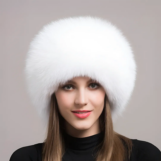 Classic Fur & Leather Winter Hat