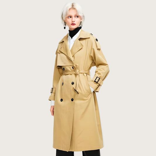Convertible Oversized Belted Trench Coat
